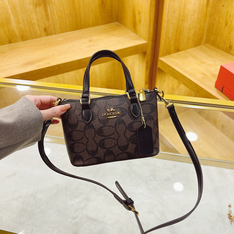 Designer High-End Feel for Women 2025 New Style Elegant Printed Handbag Small Versatile Shoulder Crossbody Light Luxury Women's Bag