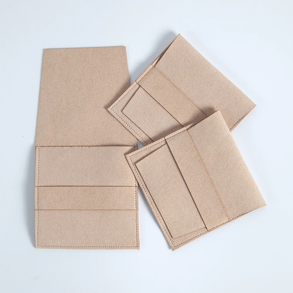20/50/100pcs Microfiber Jewelry Gift Bags for Wedding Party Candy Favor Envelope Pouch DIY Jewelry Organizer Earring Bracelets 250702