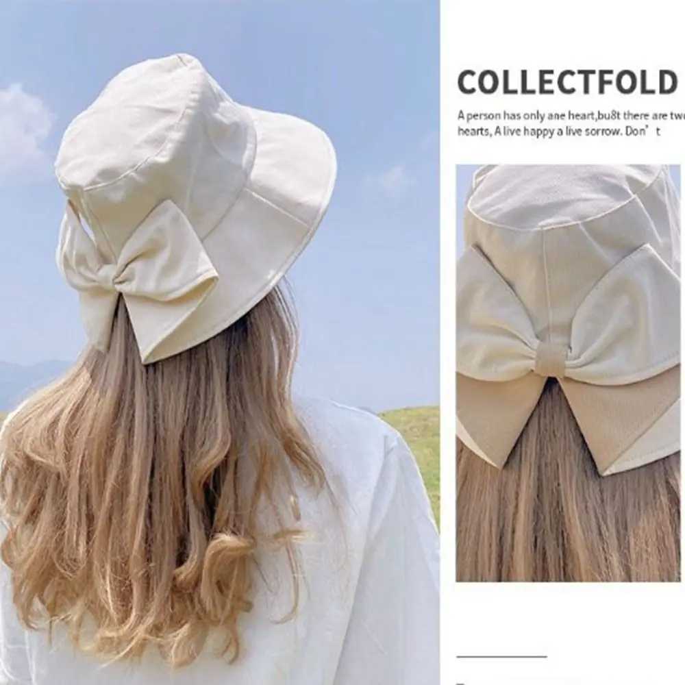 Women Cotton Fabric Cotton Bucket Hats High Quality 10 Colors Unisex Women Summer Hat Sunbonnet Cap Outdoor Fisherman Hat Y250707
