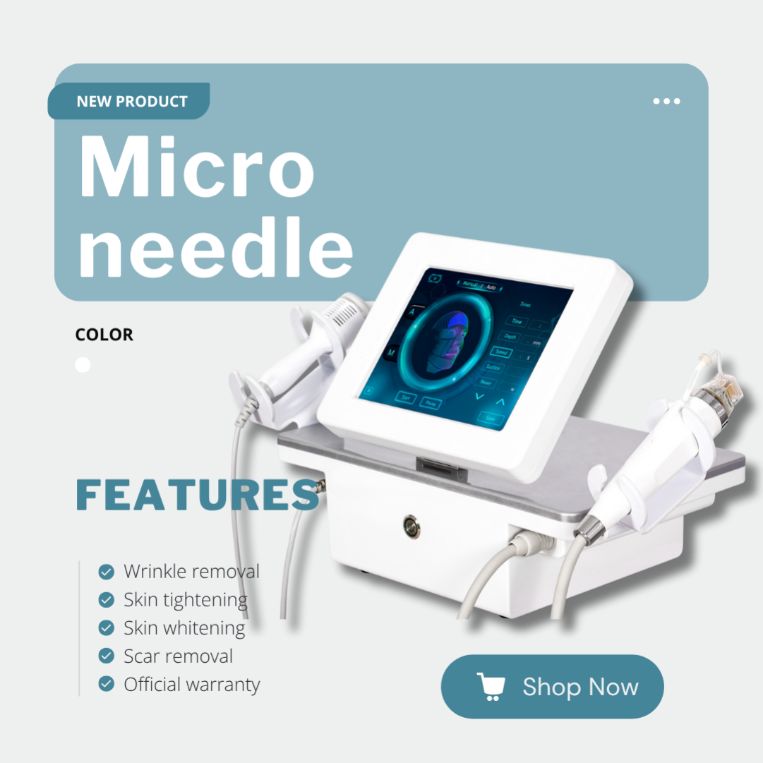 2in1 Radio frequency Microneedling Skin Rejuvenation Machine for Wrinkle Removal Acne Scar Removal and Skin Firming