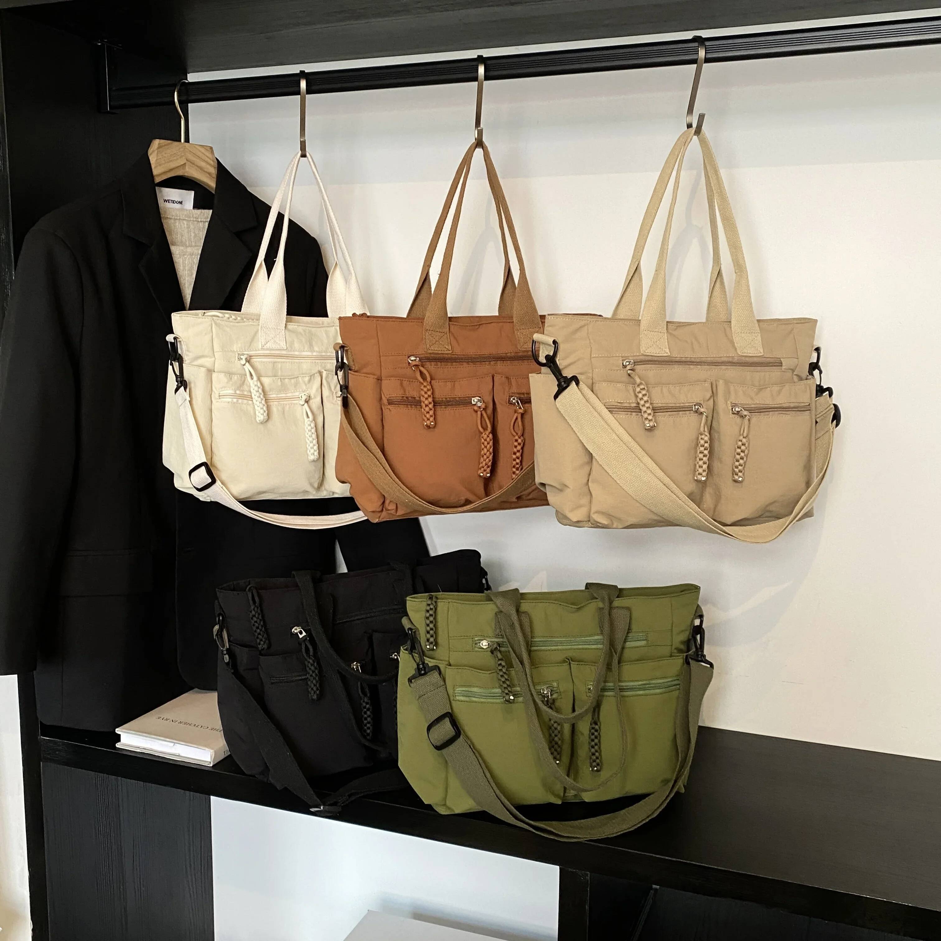 Street Casual For Men Large Capacity Messenger High Quality Oxford School Unisex Leisure Shoulder Bag Travel Handbag high-quality
