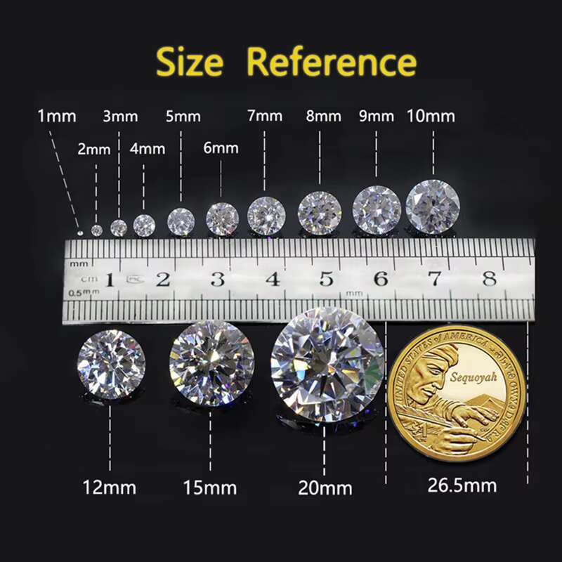 Eco Friendly Lab Created IGI GIA Certified D E F Color 0.5Ct 1Ct 2Ct 4Ct CVD HPHT Loose Diamonds Jewelry Lab Grown Diamonds
