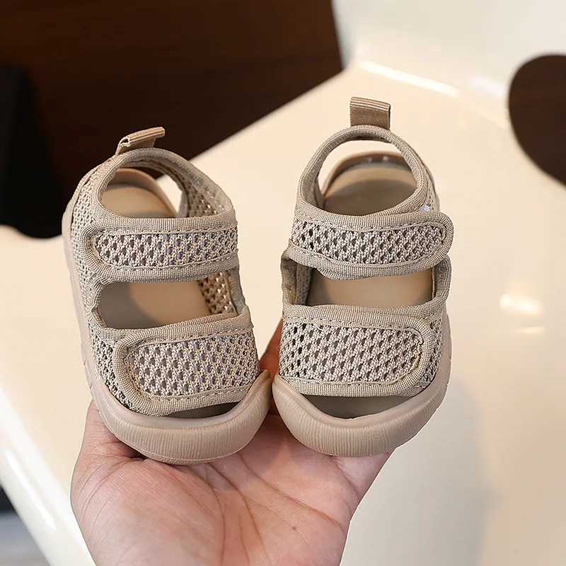 0-3 Years Baby Sandals Soft Summer Shoes Infant Outwear First Walkers Little Toddler Boys Girls Open-toed Sandals For Baby R250707