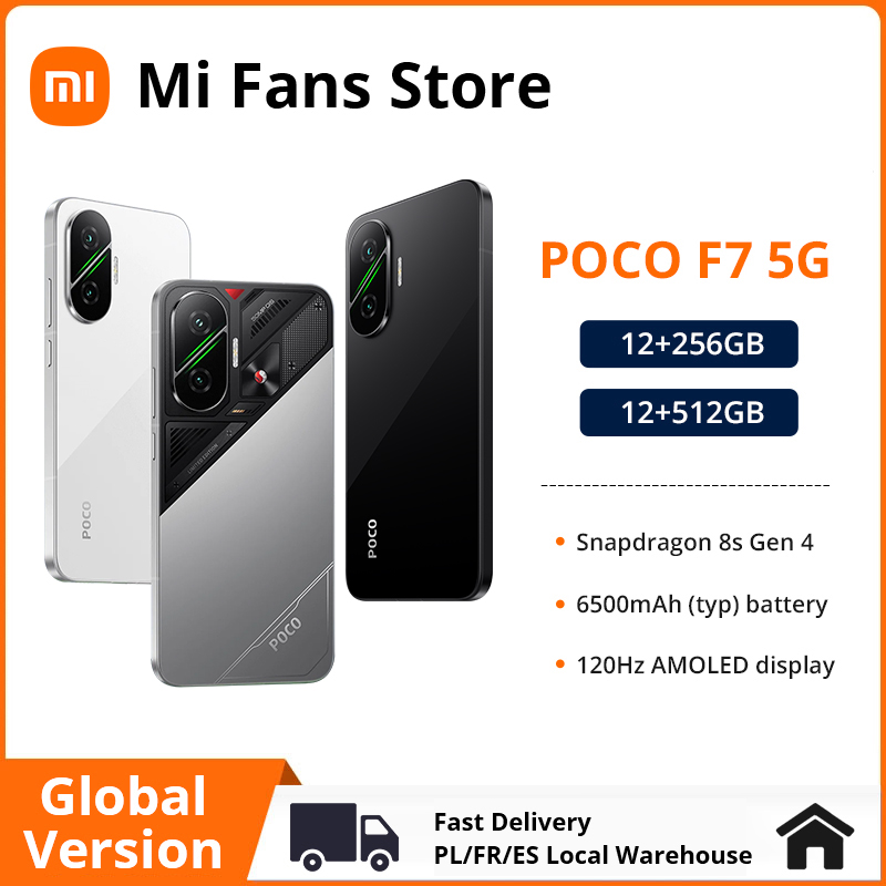 Xiaomi POCO F7 5G Global Version Smartphone Snapdragon 8s Gen 4 6500mAh Battery 6.83" 1.5K AMOLED 50MP Camer Smart Phone