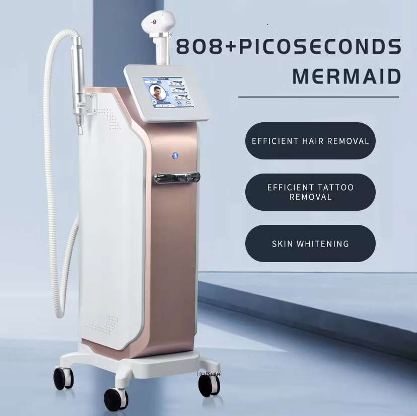 High-end Strong Power 808 Diode Laser Hair Remover Ice Point Contact Cooling Painless Machine Nd Yag Picosecond Q Switched Picolaser Tattoo Remover