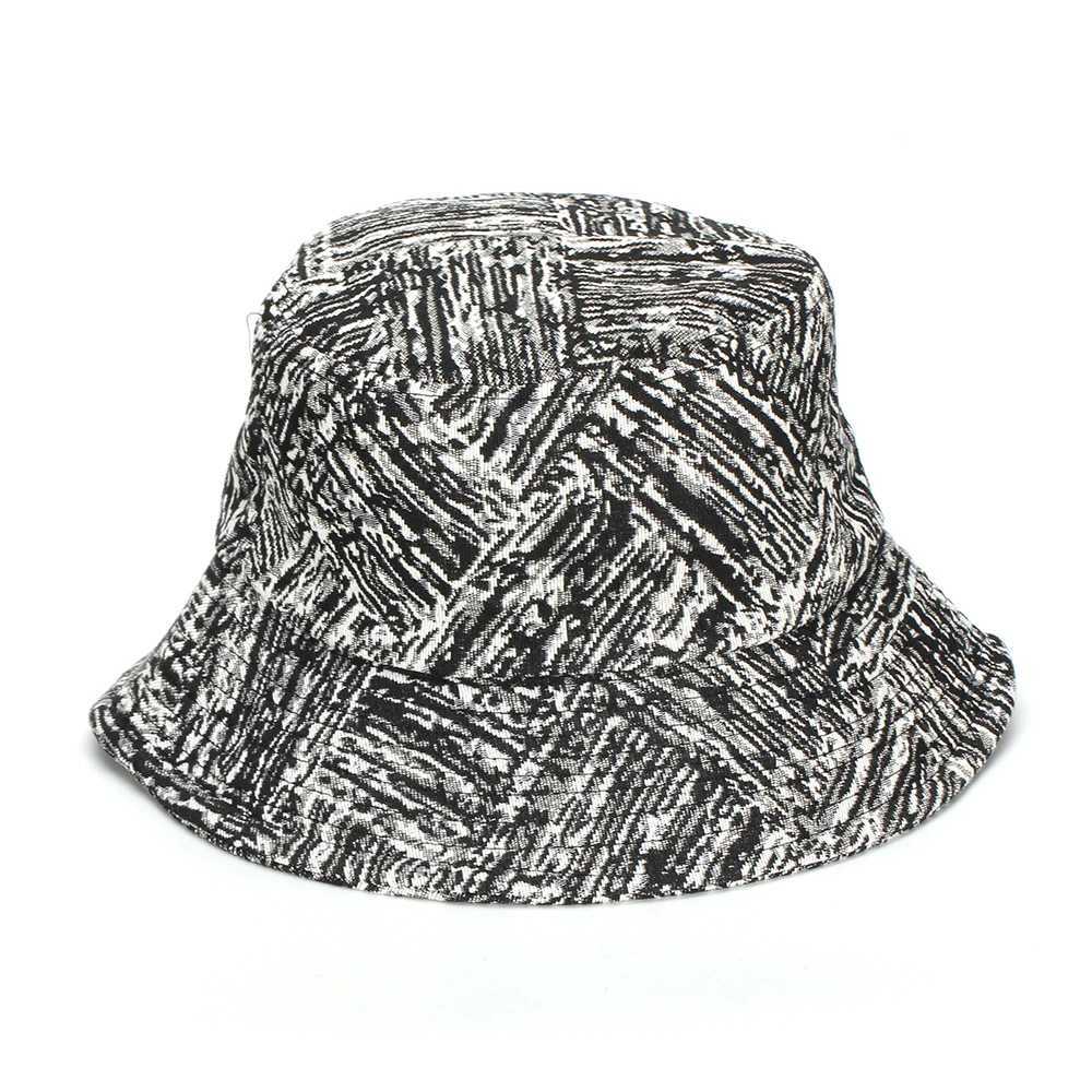New Fashion Crossed Tie-dye Threads Sackcloth Quality Fisherman Caps for Men Women Outdoor Versatile Photo Shoot Bucket Hat Dy25 Y250707
