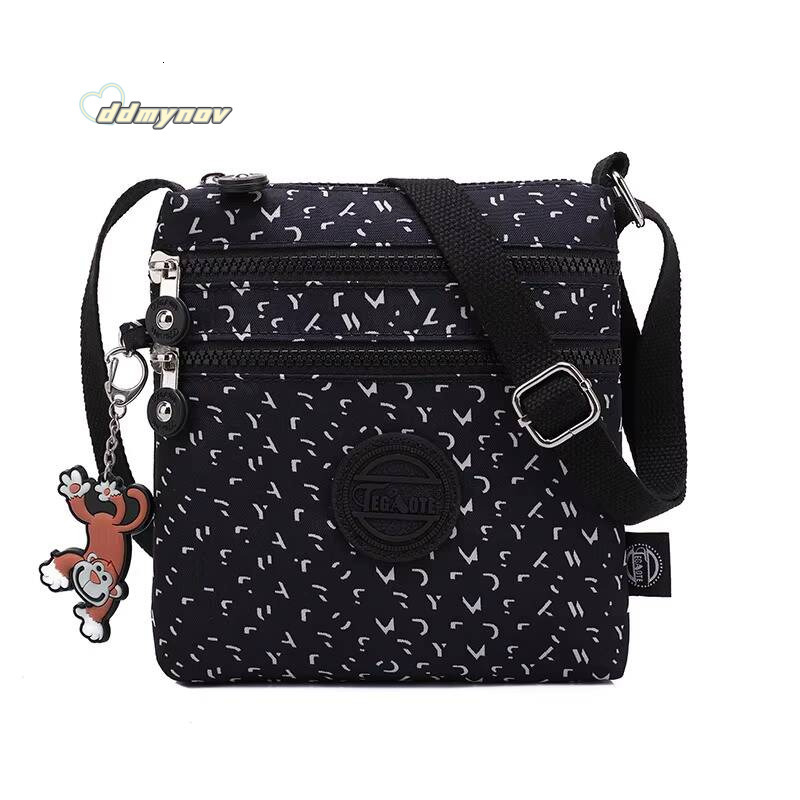 2024 Highend Summer Nylon Men Women Shoulder Messenger Bag Cross Body Phone Purse Lightweight Blue Grey Black Red Purple M0908 ddmynov