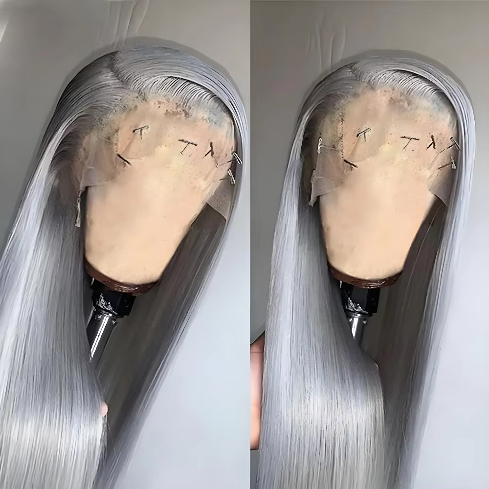 34 Inch Bone Straight Wig Similar to Real Human Hair Pre plucked Transparent HD 13x4 Lace Front Wig For Black Women Syntthetic Hd Lace Wig Straight Ha