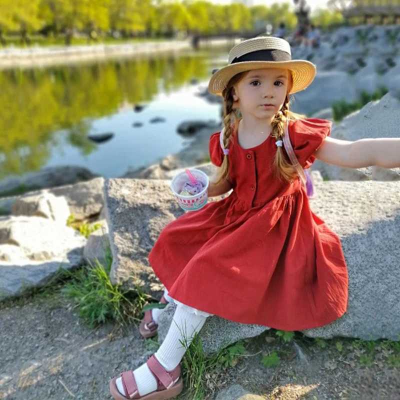 2022 New Fashion Bear Leader Girl Casual Dress Princess Dresses Sweet Costumes Cute Outfits Baby Girls Dresses for 3-7 Years R250707