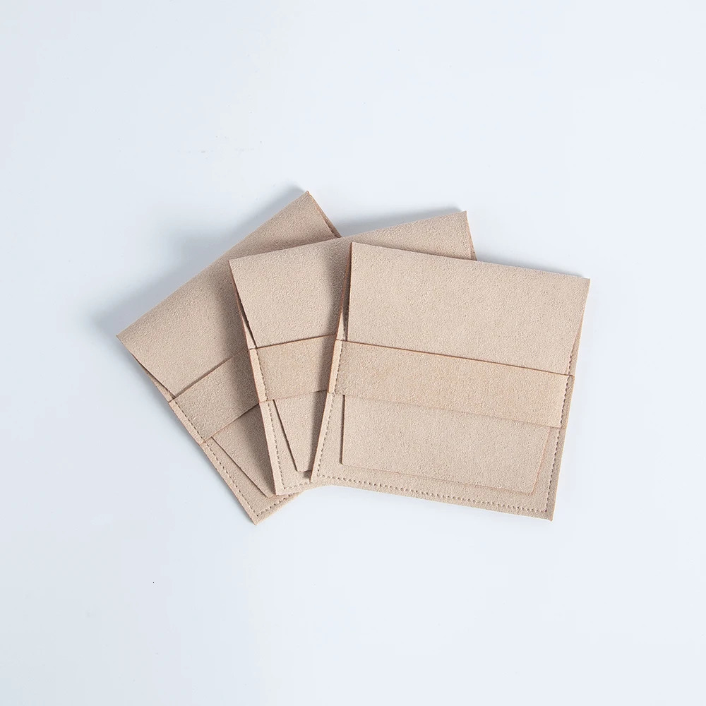 20/50/100pcs Microfiber Jewelry Gift Bags for Wedding Party Candy Favor Envelope Pouch DIY Jewelry Organizer Earring Bracelets 250702