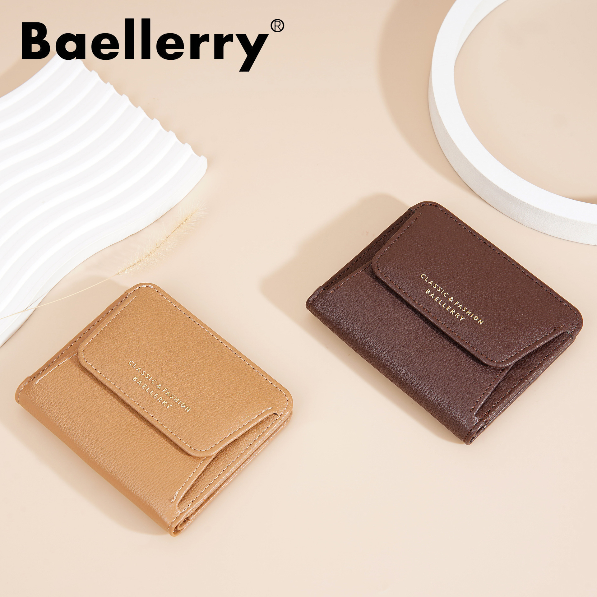 Designer New Japanese Short Student High-end Ins Style Coin Purse Mini Wallet Women's Light Luxury Bag