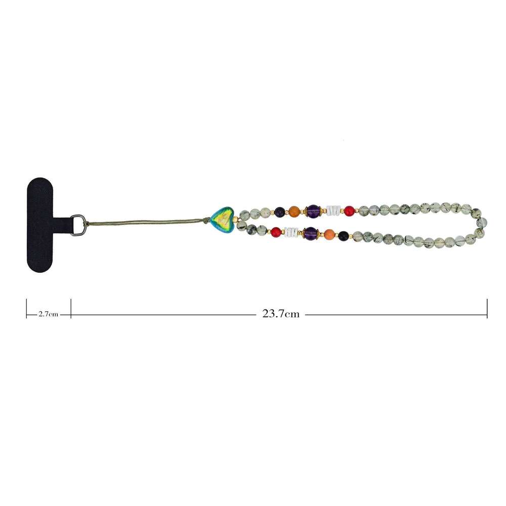 New Hot Selling Aidi Stone Lanyard Colorful Mobile Phone Chain Accessories