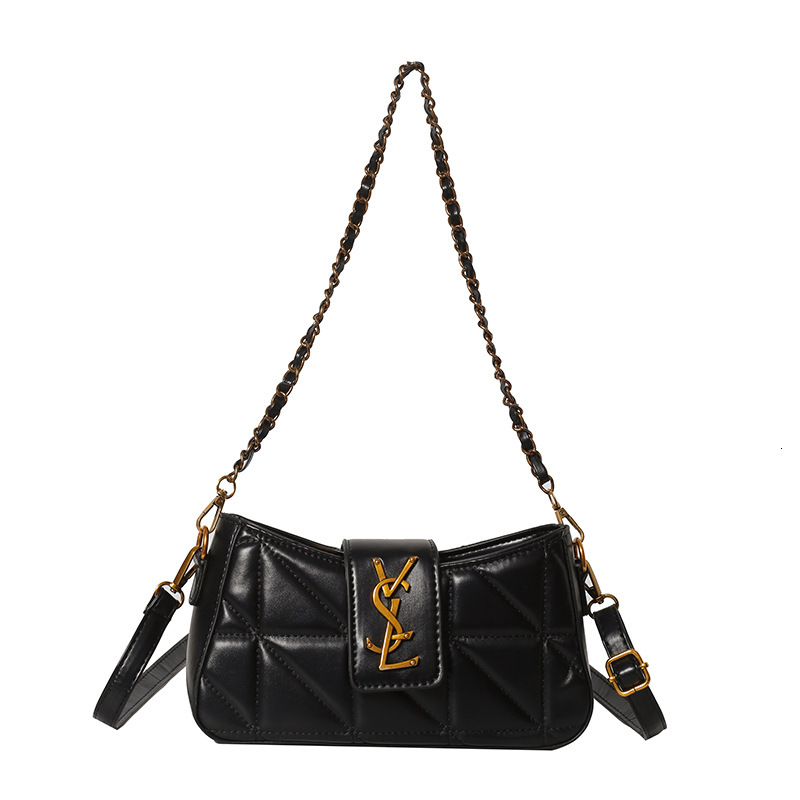 Designer Quilted Chain Underarm for Women 2025 New Fashionable Versatile Chanel Style Shoulder Crossbody Light Luxury Women's Bag