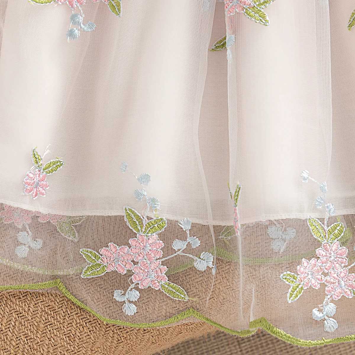 Baby Girl Dress Summer Floral Pattern Backless Square Neck Puffy Girl Kids Dress Cute Casual Girls Princess Dresses R250707