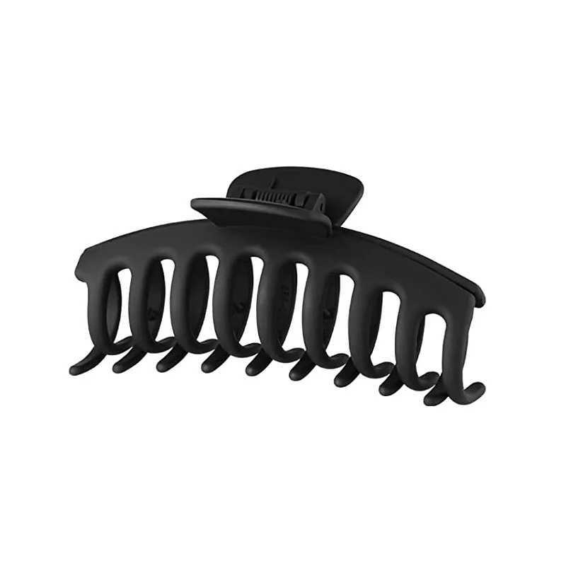 New Large Hair Claw for Women Girls Ponytail Hair Clips Coffee Beige Hairpin Crab Barrette Fashion Hair Accessories Ornaments Y250707