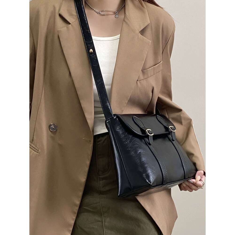 Vintage Women's Shoulder Large Capacity Ladies Tote Purse Handbags Pu Leather Female Messenger Bags College Girls Book Bag