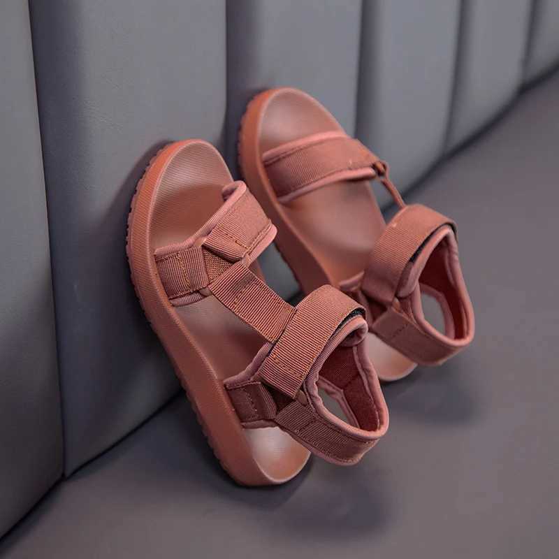 Girls sports sandals boys beach shoes children velcro non-slip soft sole for indoor outdoor summer campus students R250707