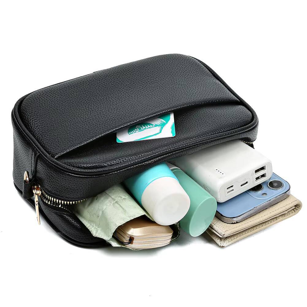 Fashion Luxury Brand Leather For Women Shoulder Bags 2024 Designer Handbag Solid Color Messenger Tote ddmynov