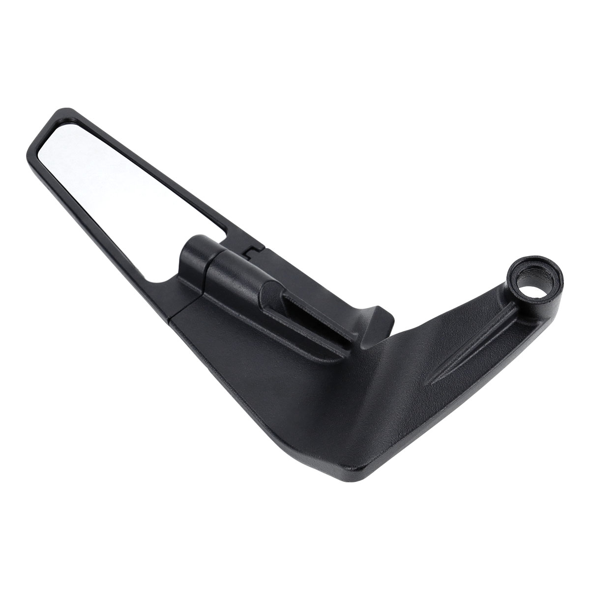 Universal Fixed-Wing Spoiler Side Mirrors for Motorcycles - Adjustable Rear View Visibility Enhancement