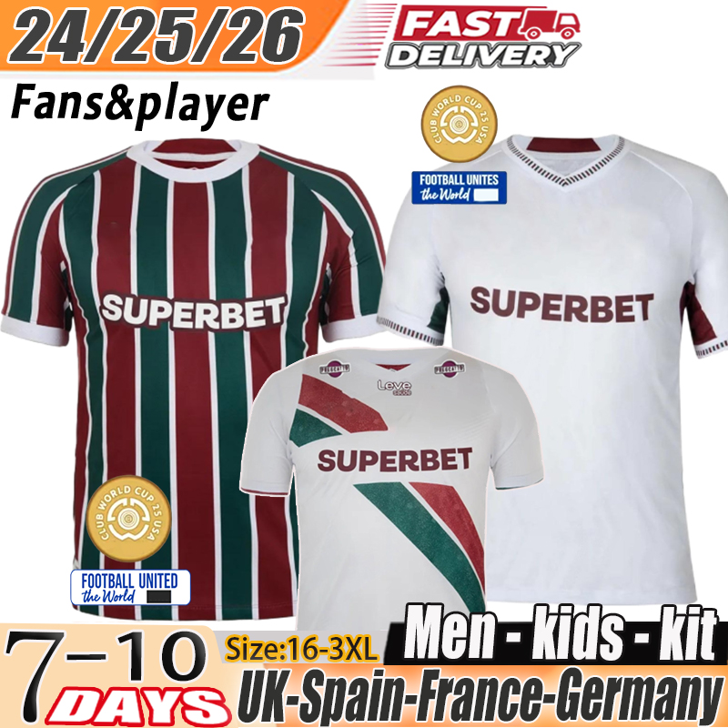 Fluminense 2025 Soccer Jersey Marcelo Ganso Andre More Mens Womens Kids Football Shirt