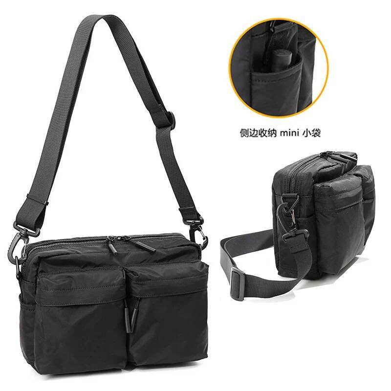 Japanese Style Shoulder Bags Nylon Waterproof Canvas Schoolbag Simple Messenger Korean Postman Designer Cross Body Bag high-quality