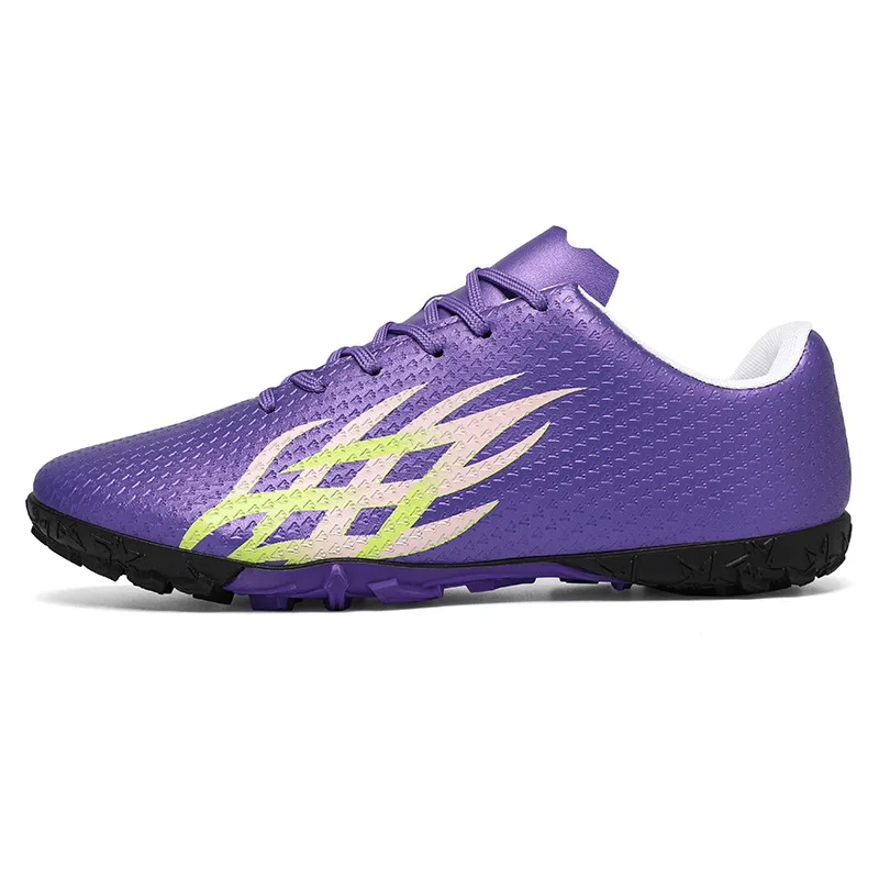 Short-spike Training Soccer Shoes Low-top Leather Sneakers Youth Football Shoes Cross-border