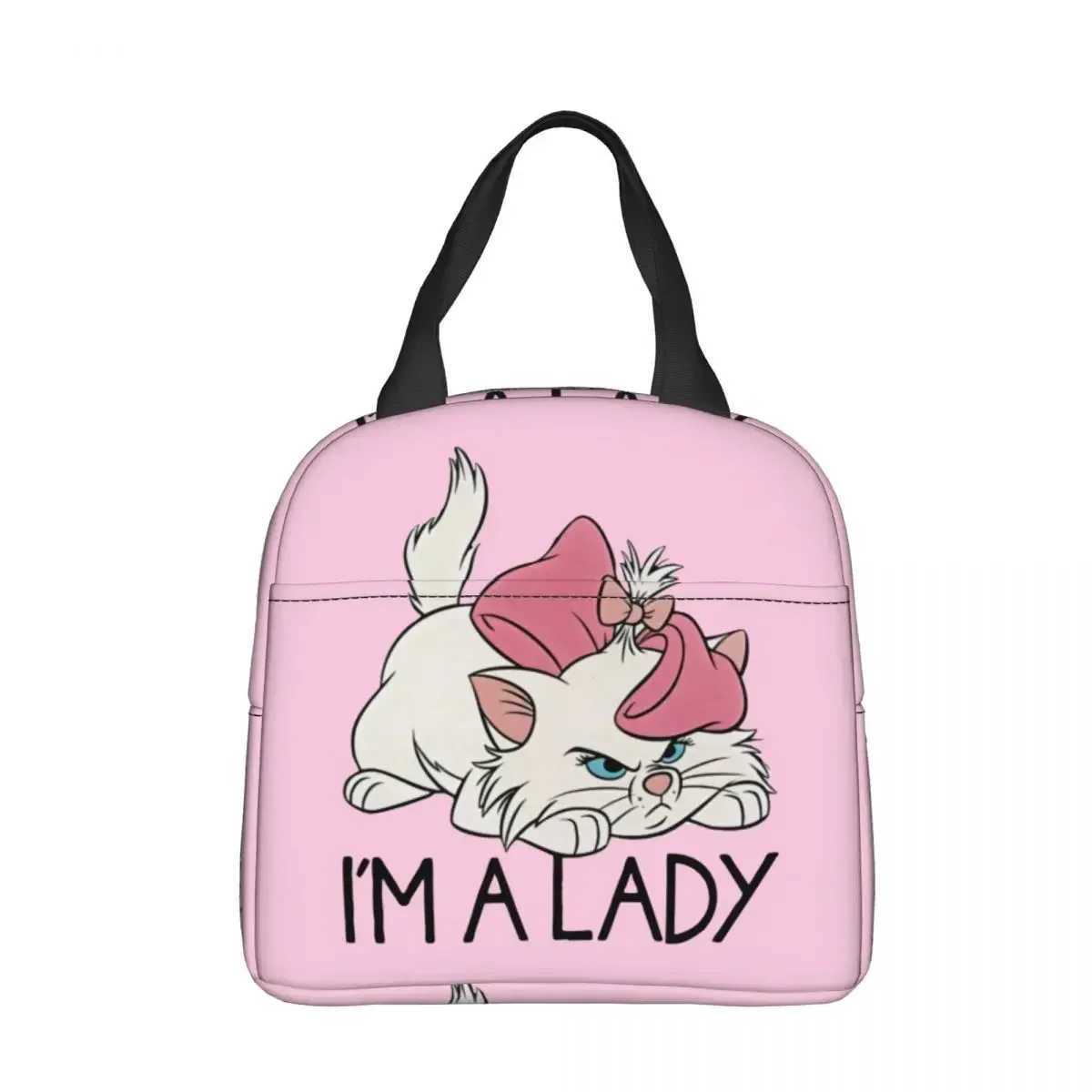 Im A Lady Marie Aristo s Cute s Insulated Lunch Bag Large Lunch Container Cooler Bag Tote Lunch Box Picnic Food Handbags