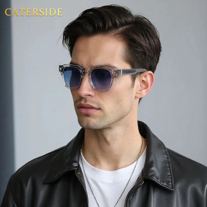 CATERSIDE Classic Square Sunglasses Men Core Insert Temple y Sun Glasses Women Travel Beach Party Festival Gifts 250707