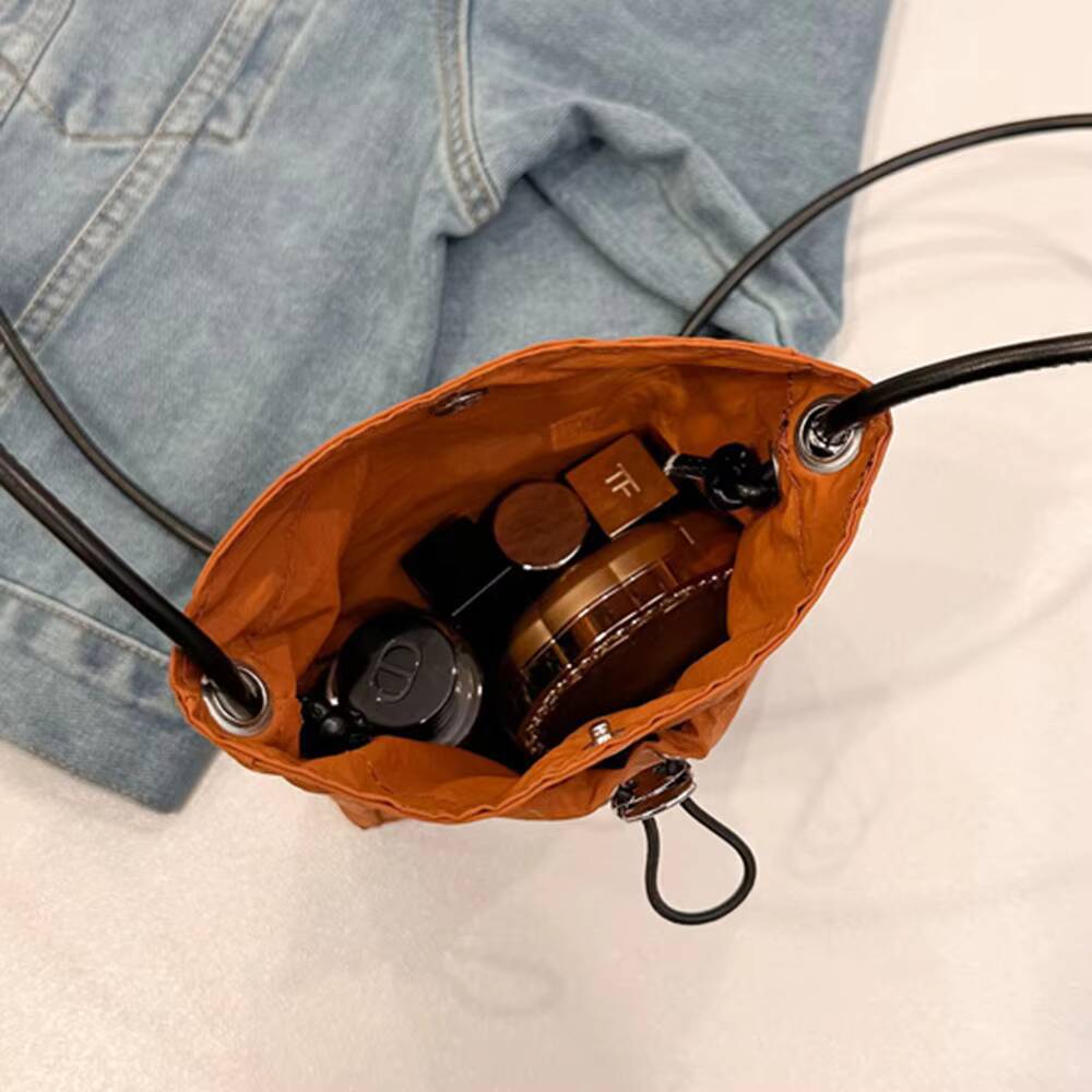 Nylon Soft Mini Phone Wallet Multifunctional Square Shoulder Crossbody Canvas Purse Messenger Bag ddmynov
