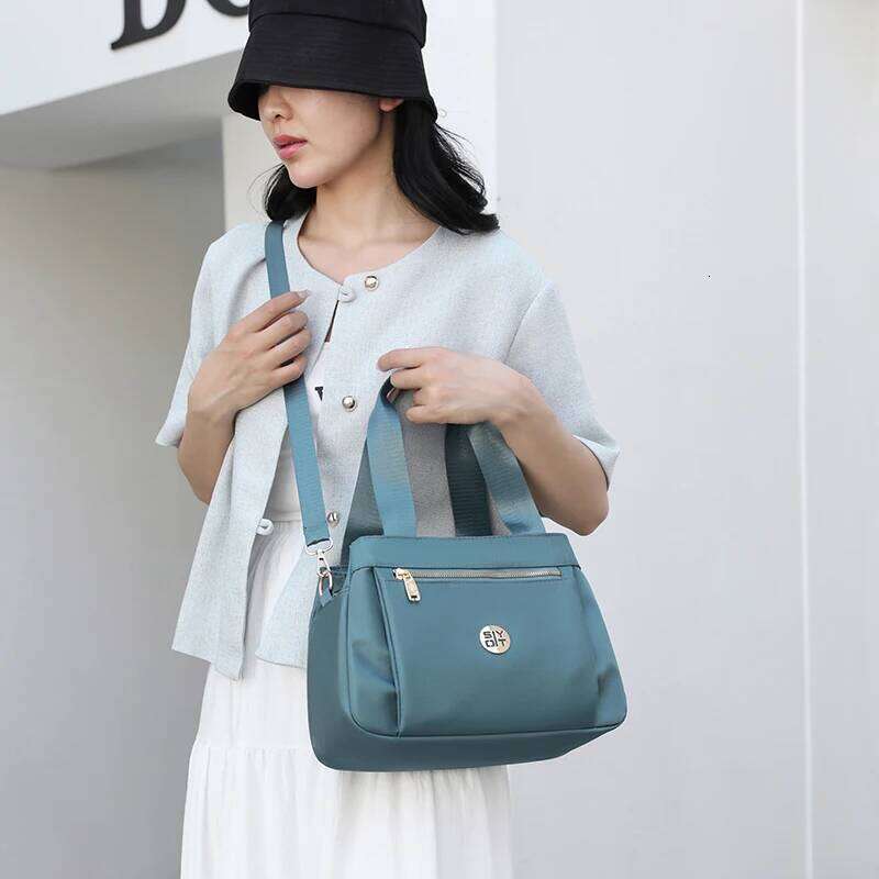 Women's Shoulder High Quality Top-Handle Female Travel Bags Largesenger Bag Nylon Waterproof Lady Purse Sac A Main