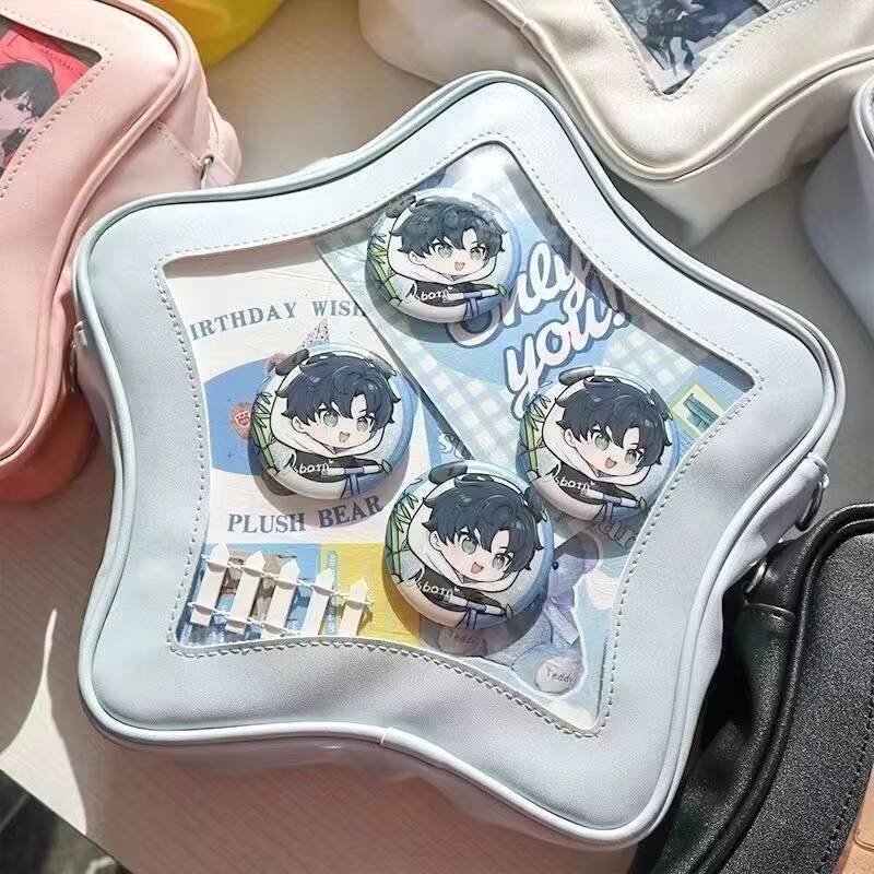 Original Cute Kawaii Ita Anime Five Pointed Star Two-dimensional Crossbody Street Fashion Ulzzang Shoulder Bag ddmynov