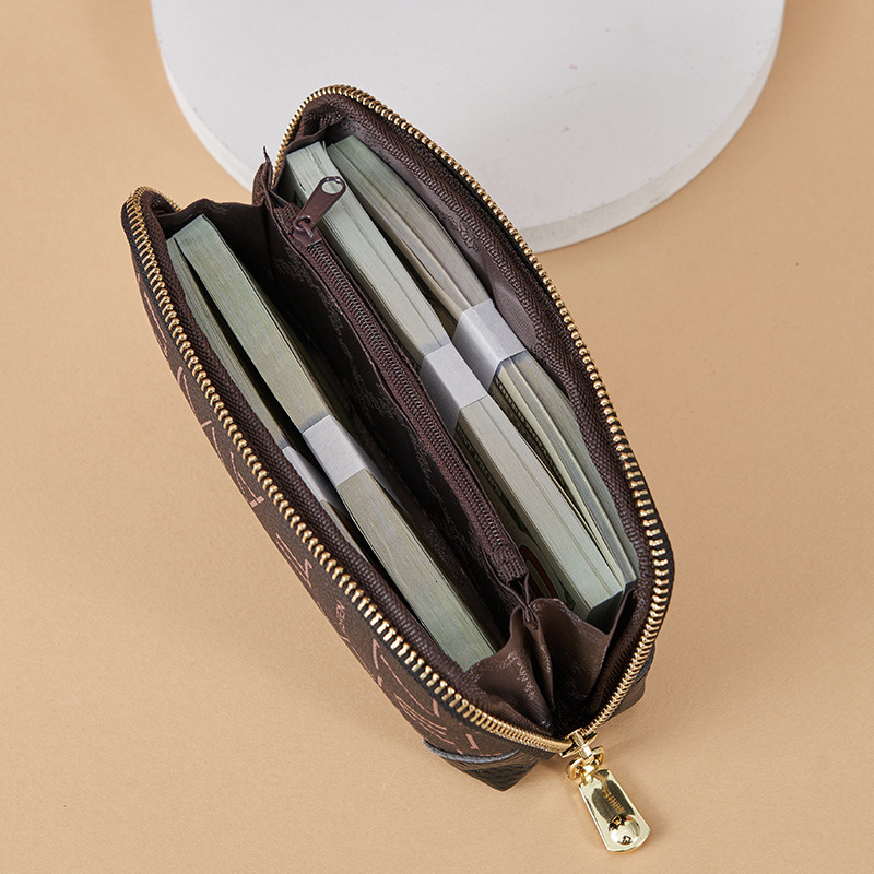 Designer 2025 New Long Wallet for Women High-end Elegant Fashion Clutch Large Capacity Coin Purse Phone Light Luxury Women's Bag