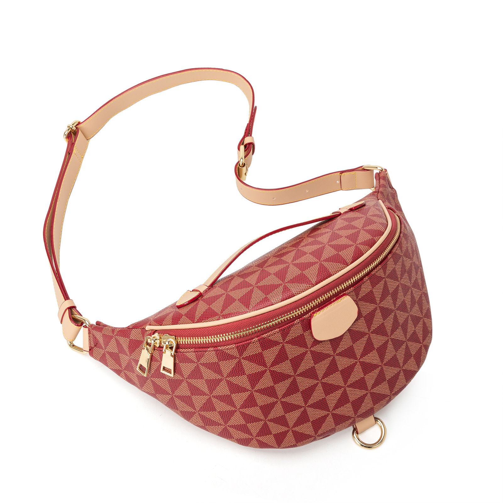 Lacel Urwebin 2025 New Street Trend Unisex Waist Casual Chest Crossbody Single Shoulder Dumpling Bag