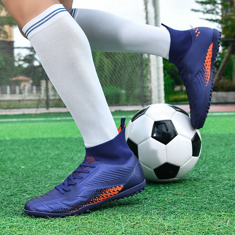Men's & Women's Long Stud Football Shoes: Anti-Slip TF Broken Studded Training and Competition Footwear