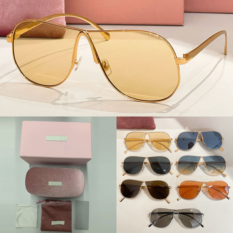 Women Ombre Sunglasses A623 Oversized Shapes Pilot Sunglasses Designer Bridge Design Glasses UV400 Protective Sunglasses for Womens