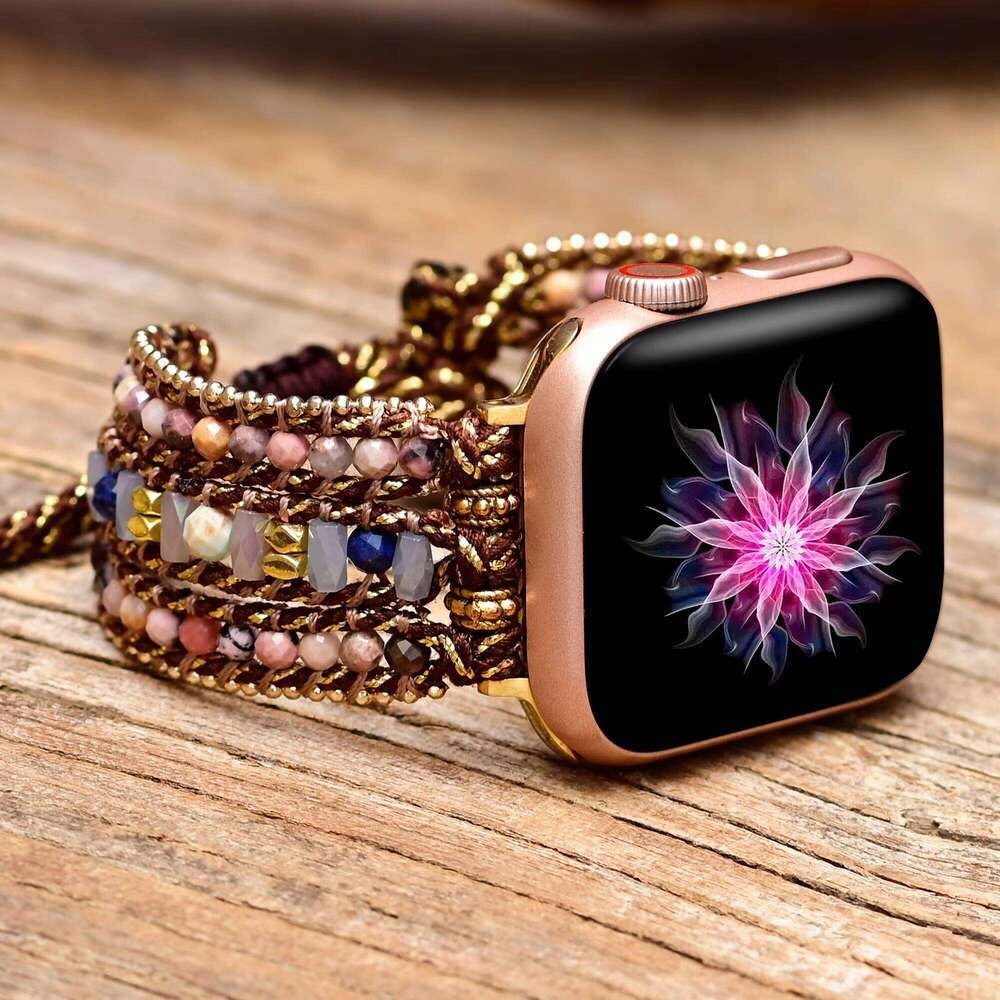 Red Stress Relief Single Pack Smart Charming Natural Stone Watch Band High Quality