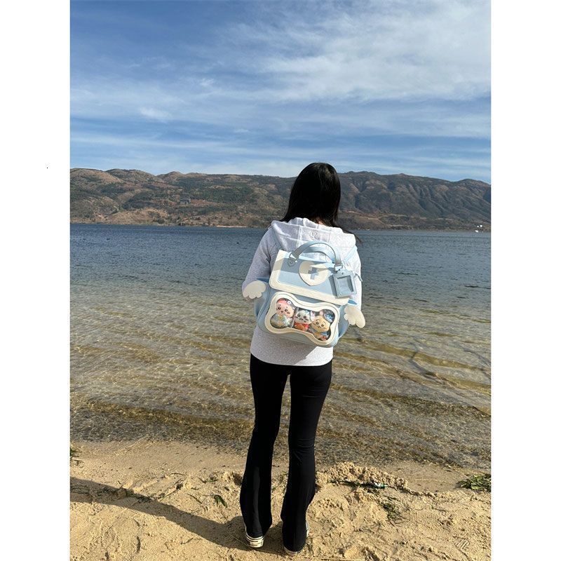 designer Japanese Style Bag for Women 2025 New JK Uniform Bag Cute Puppy Backpack for Girls Student Commuting Backpack