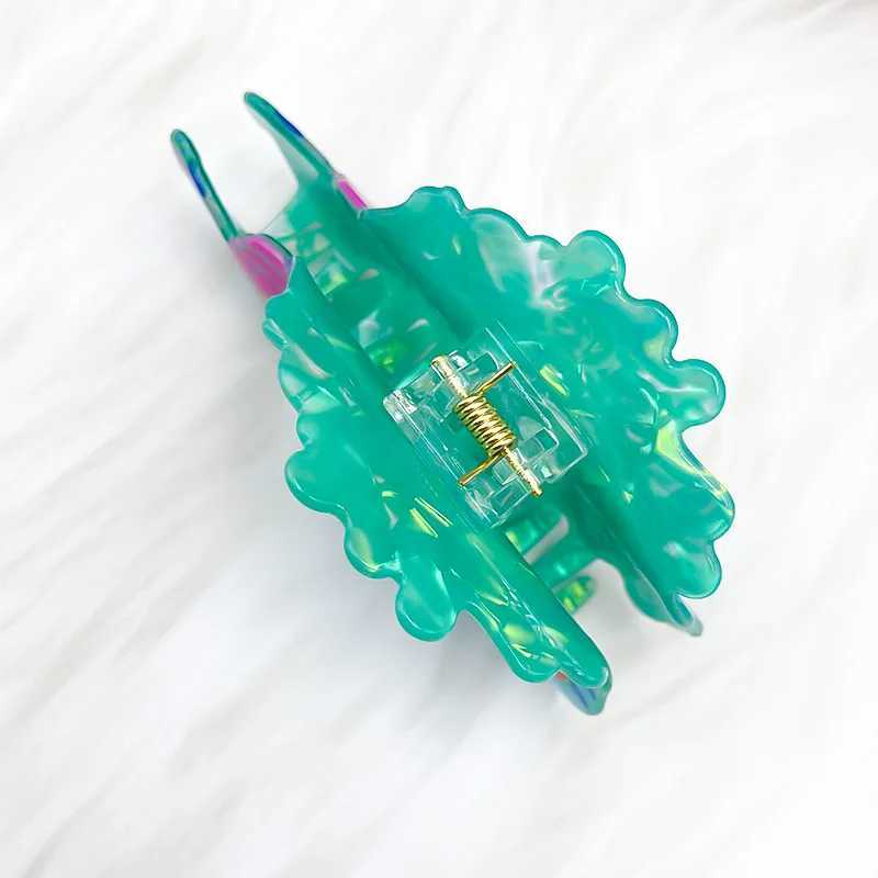 New Oriental Beauty Hair Claw Exquisite Peacock Colorful Personalized Design Hair Claw Clips Hair Accessories for Women Girls Y250707