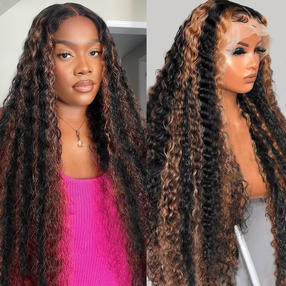Trendy Women's Textured Wig with Blonde Curly Hair