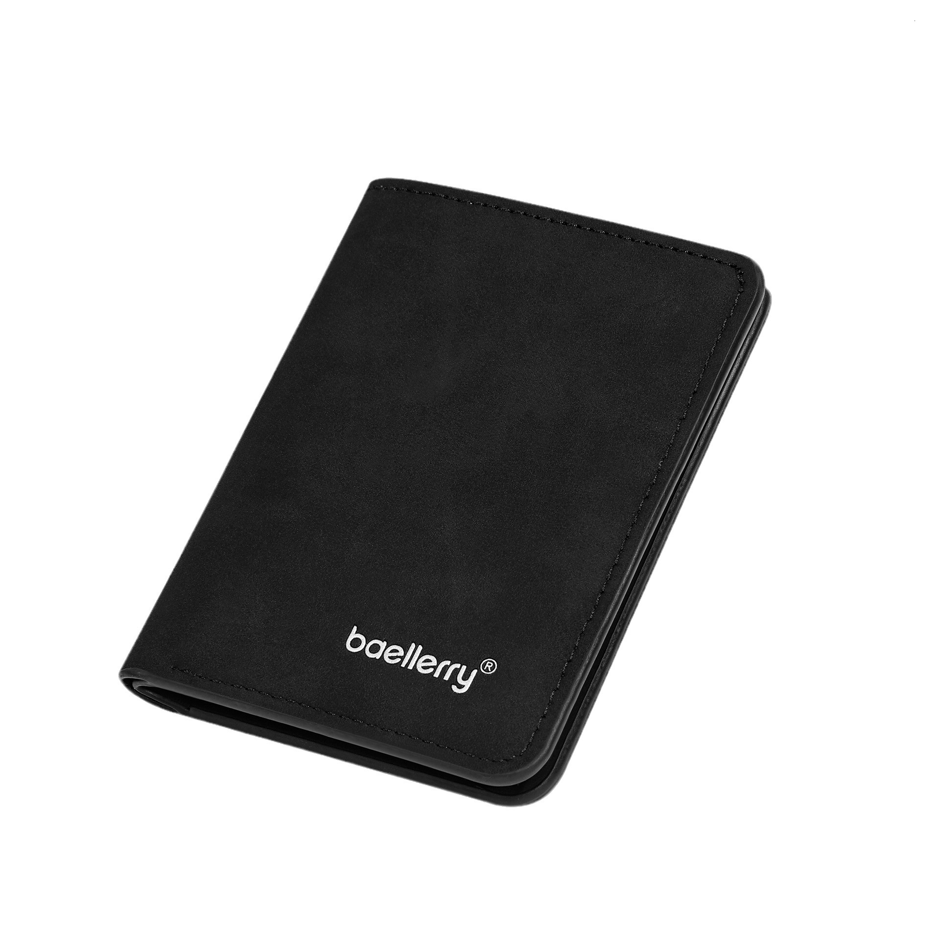 Designer New Short High-end Student Card Holder Integrated Anti-theft Money Clip Simple PU Leather Small Wallet Men's Light Luxury Women's B