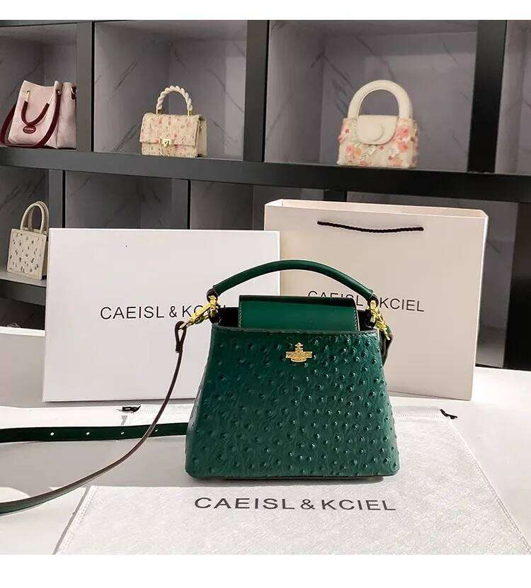 Fashion Dots High Quality Bucket Textured Women Handbag Large Capacity Casual Lady Purse Shoulder Messenger Bag
