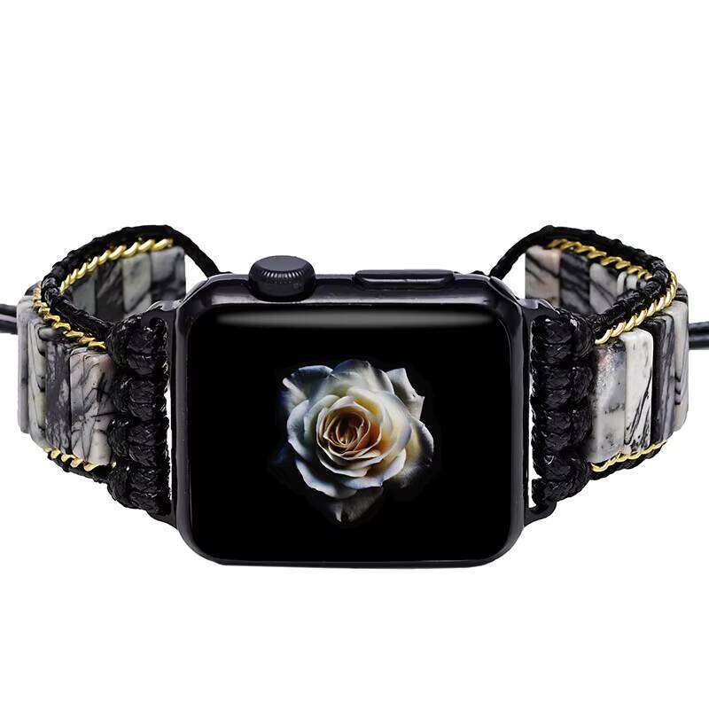 Natural Stone for Band 38mm 42mm IWatch Bracelet Smart Watch Strap Wholesale Drop-shipping