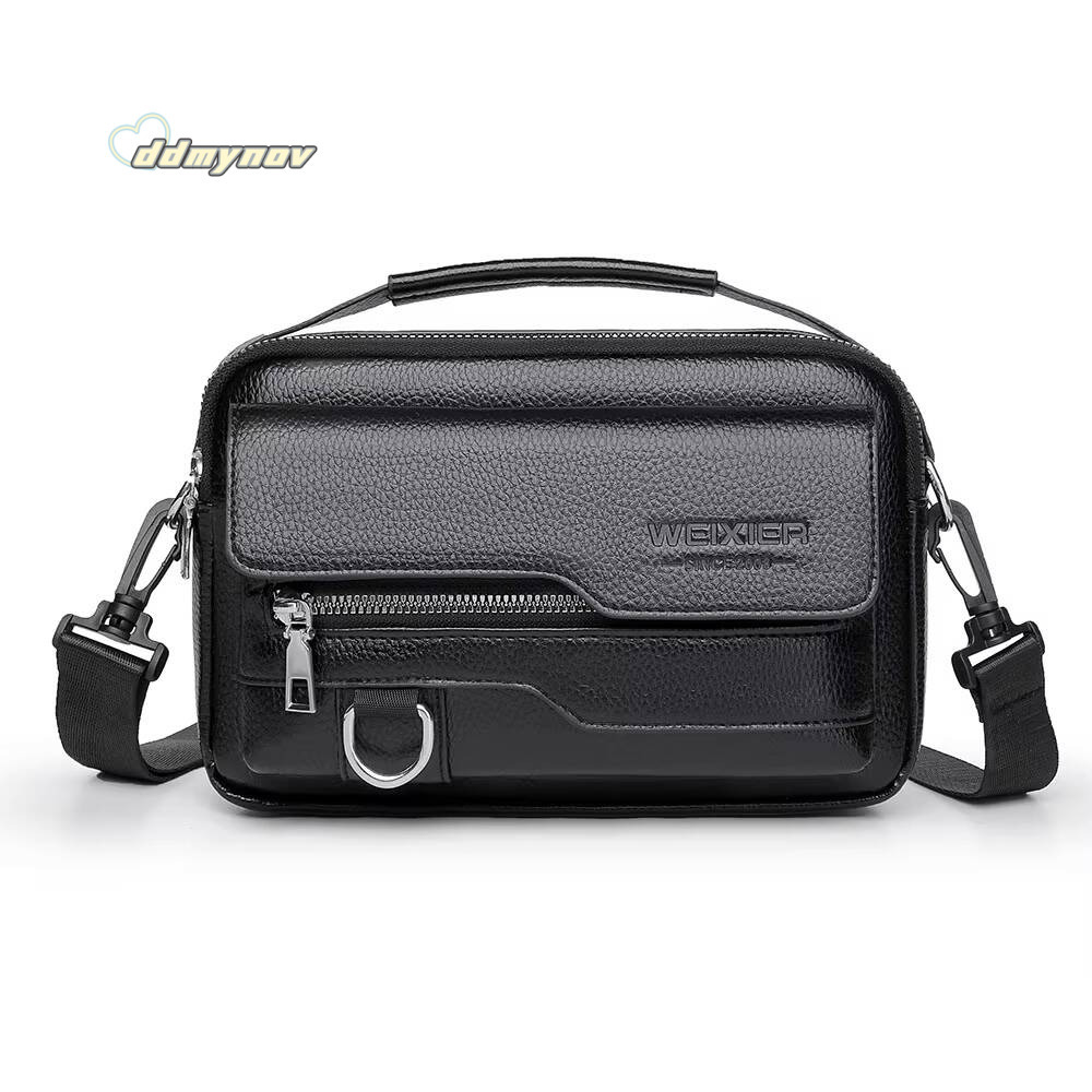 2025 New Men Shoulder Bag PU Leather Waterproof Crossbody Messenger Bags with Flip Cover handbag Sac pour homme ddmynov