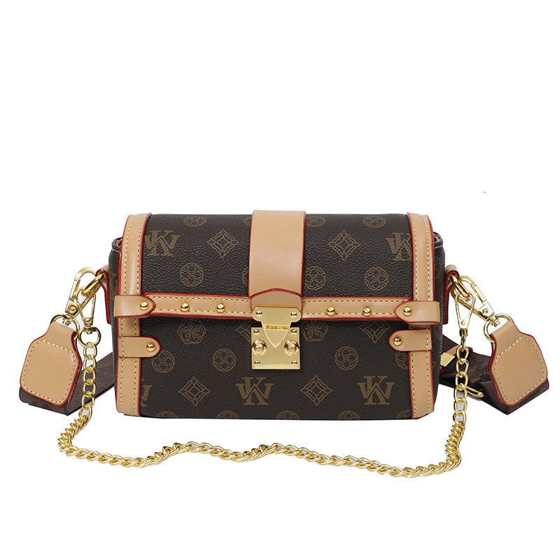 Designer High-End Feel for Women 2025 New Korean Style Color-Block Casual Simple Commuter Phone Shoulder Crossbody Light Luxury Women's Bag