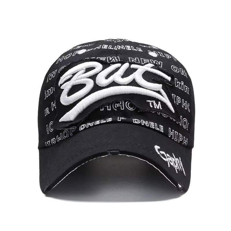 MenS Hip Hop Baseball Cap Korean Version Ins Tide Brand Summer Letter Embroidered Cap, Sun Protection Hat ddmythur