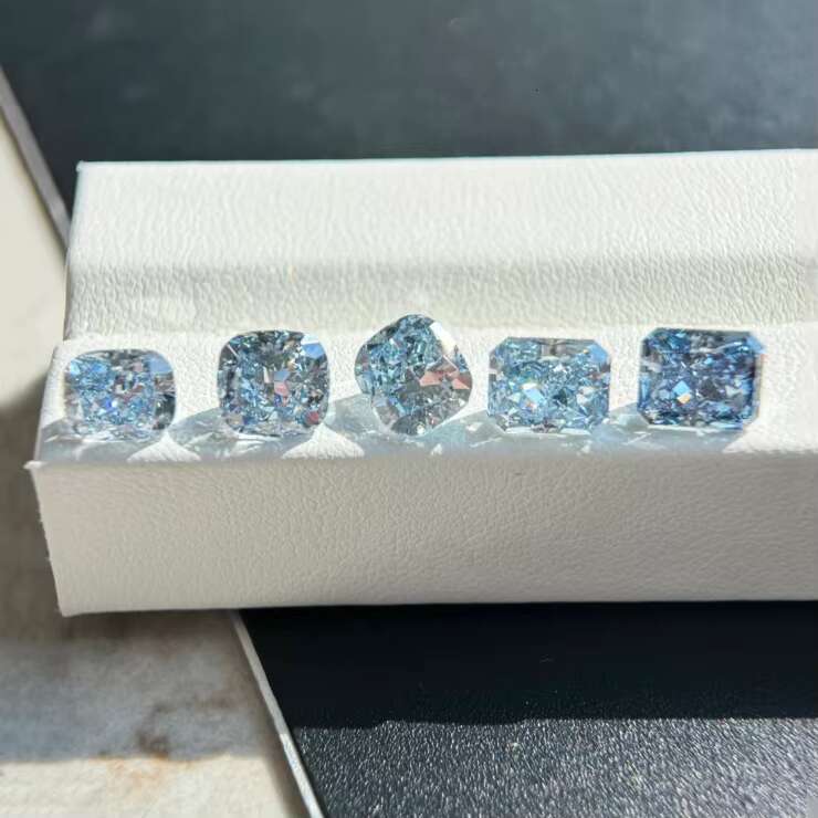 Wholesale 0.5ct 1ct 2ct 3ct 5ct Fancy Color Lab Grown Diamond IGI Certificated Excellent Cut Fancy Cut Lab CVD HPHT Diamond