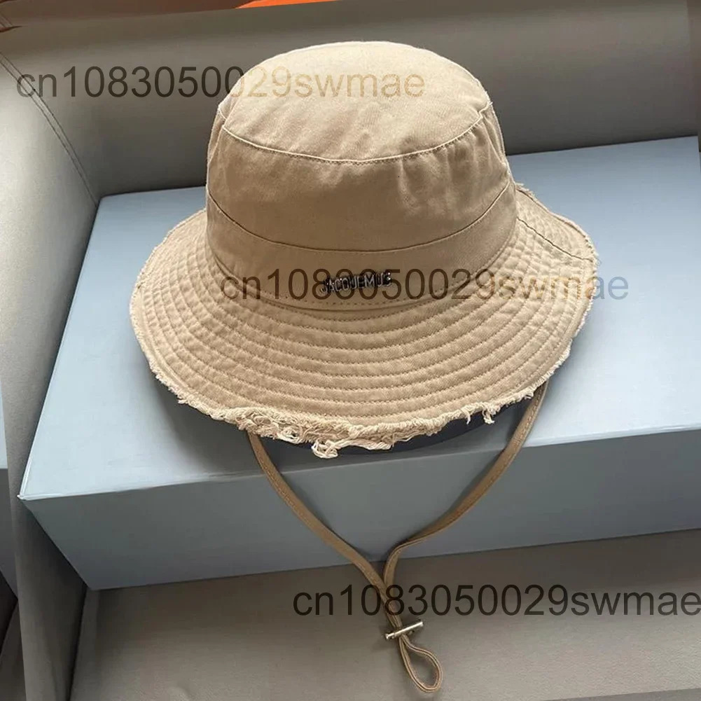 Blue Leopard Print Cowboy Hiking Bucket Hats with String Women Denim Beach Sun Hat Outdoor Bob Panama Summer Fisherman Cap 250707