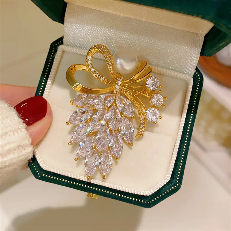 1pc Chic Ribbon Bow Brooch for Men Women Fashion Bowknot Brooches Pins Jewelry Accessories Party Gifts 2025 250625