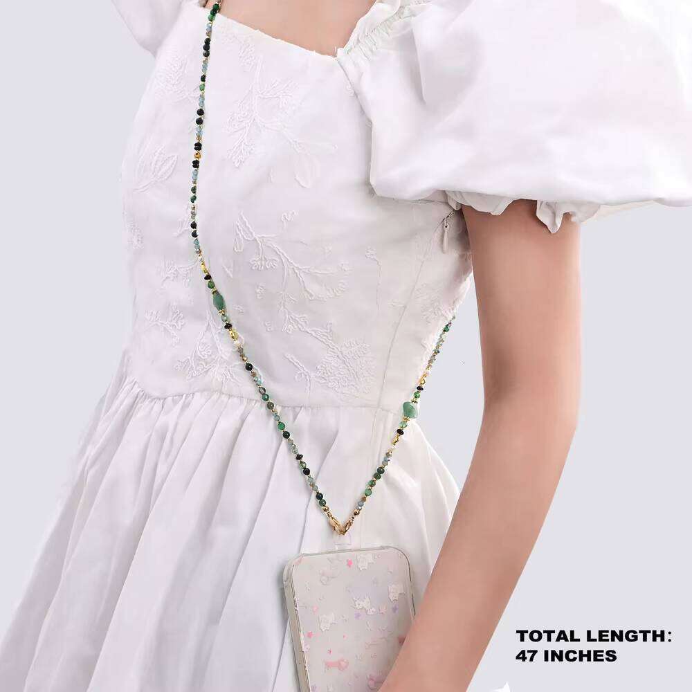New Bohemian Cover Pendant Beaded Chain Crossbody Phone Strap Accessories Friendship Gift Jewelry