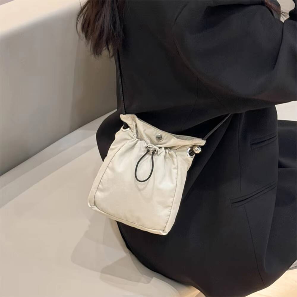 Nylon Soft Mini Phone Wallet Multifunctional Square Shoulder Crossbody Canvas Purse Messenger Bag ddmynov